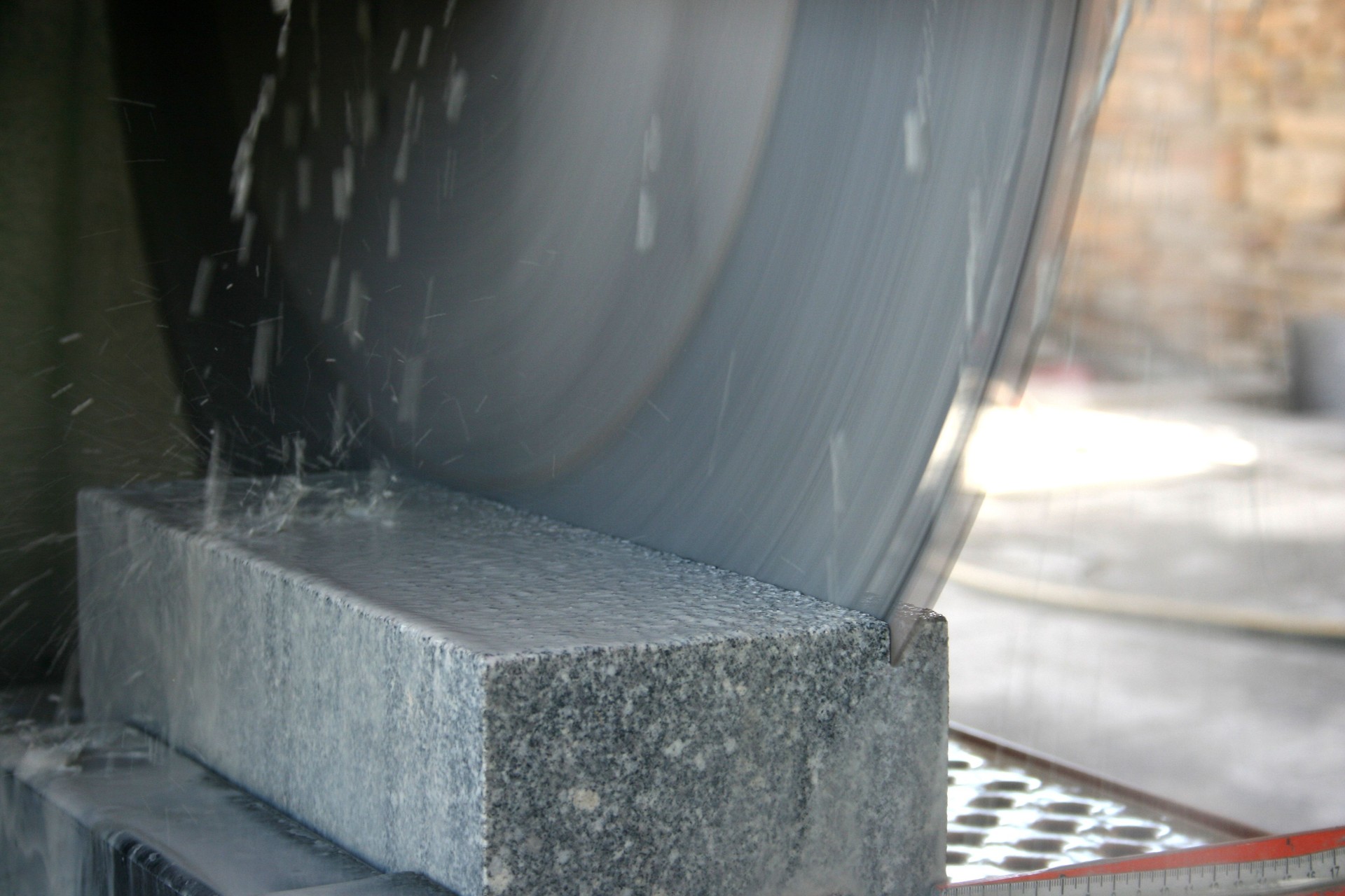 Cutting Granite